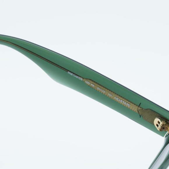 Rag & Bone RNB1046/G/S 01ED PR Sunglasses Green Square Frame, Grey Lenses main image 5